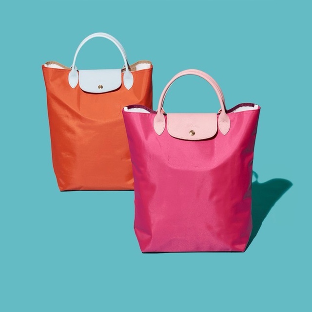 新品ロンシャン LONGCHAMP ル プリアージュ リプレイ ピンク/パープル
