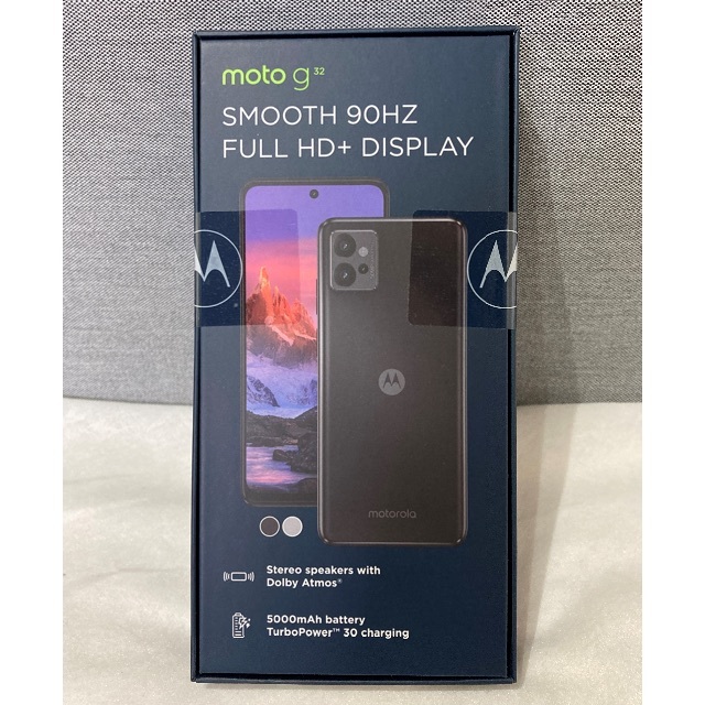 新品 未使用 未開封品 Motorola モトローラ moto g32 128G