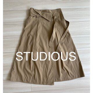 ステュディオス(STUDIOUS)の【STUDIOUS】ラップ風スカート(ロングスカート)