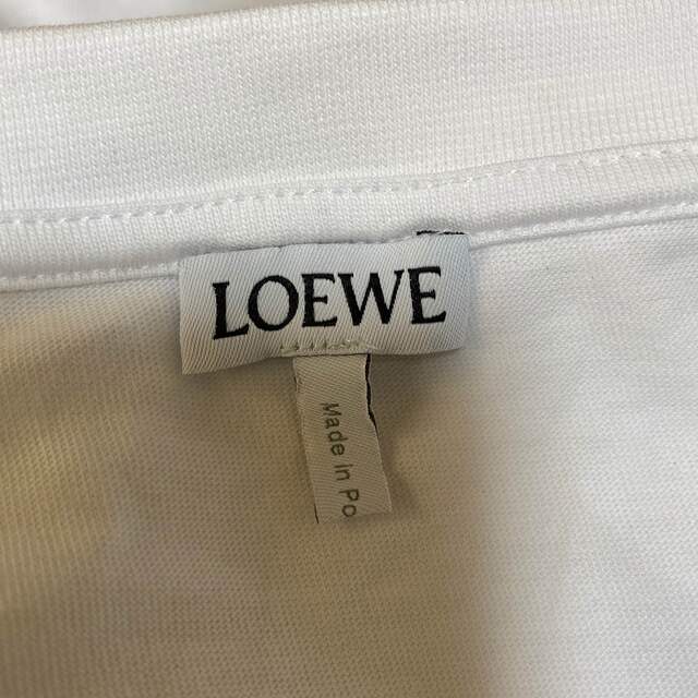 LOEWE(ロエベ)の新品 本物 正規品 LOEWE ロエベ メンズ ロゴ Tシャツ バーバリウム 白 メンズのトップス(Tシャツ/カットソー(半袖/袖なし))の商品写真