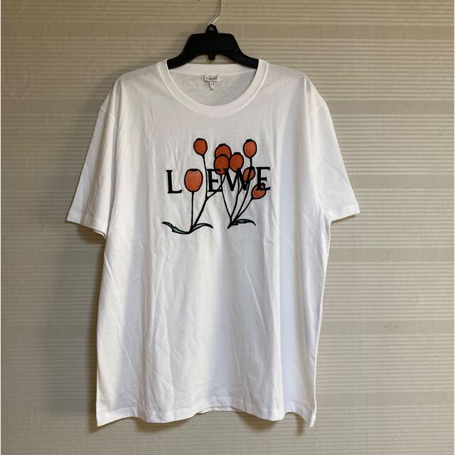 新品 本物 正規品 LOEWE ロエベ メンズ ロゴ Tシャツ バーバリウム 白 | フリマアプリ ラクマ