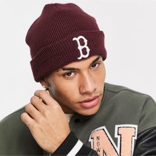 ニューエラー(NEW ERA)のNew Era Boston Red Sox beanie ニューエラ ニット帽(ニット帽/ビーニー)