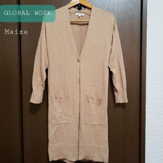 グローバルワーク(GLOBAL WORK)のグローバルワーク　カーディガン　ロングカーディガン　Mサイズ(カーディガン)