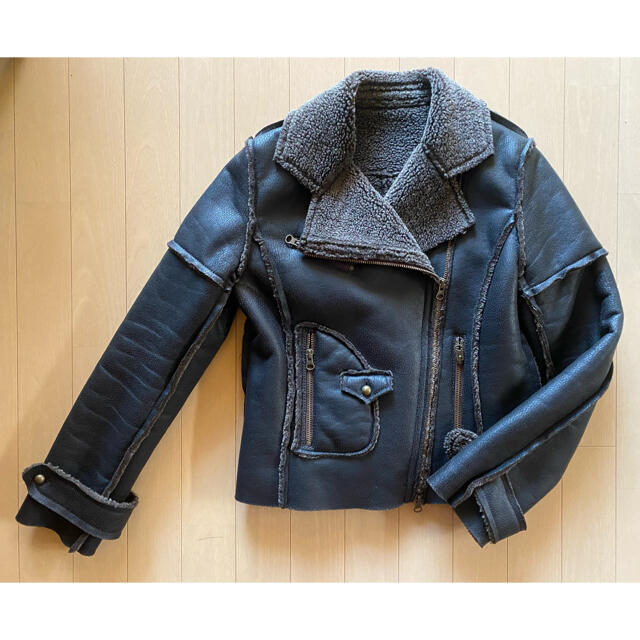LANVIN en Bleu ライダースジャケット - funespar.org