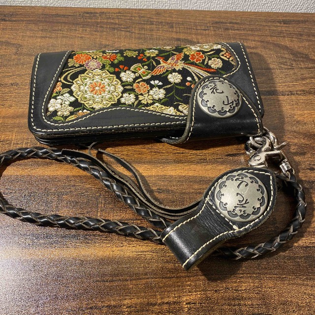 花山レザーウォレット/KAZAN LEATHER WALLET（ブラック）の通販 by