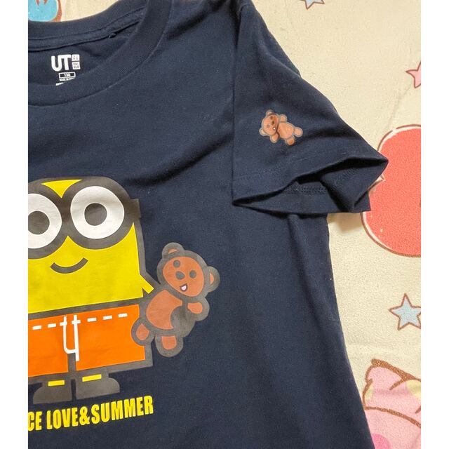 UNIQLO(ユニクロ)のUNIQLO ミニオンTシャツ キッズ/ベビー/マタニティのキッズ服男の子用(90cm~)(Tシャツ/カットソー)の商品写真