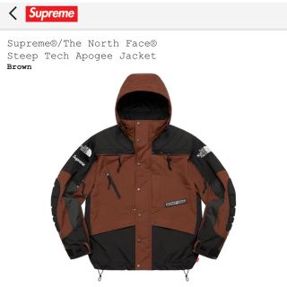 シュプリーム(Supreme)のsupreme the north face apogee jacket シュプ(マウンテンパーカー)