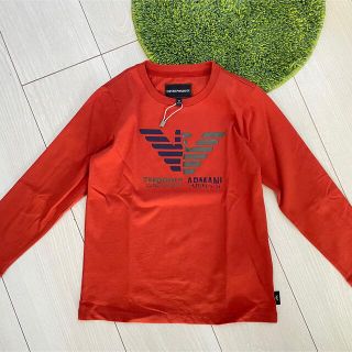 アルマーニ ジュニア(ARMANI JUNIOR)の新品 エンポリオ アルマーニ ジュニア 5A 112cm  エンジ 長袖Tシャツ(Tシャツ/カットソー)