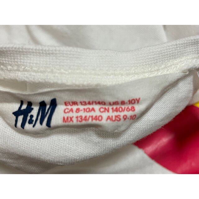 H&M(エイチアンドエム)のH&M ミニオンTシャツ 2枚セット キッズ/ベビー/マタニティのキッズ服女の子用(90cm~)(Tシャツ/カットソー)の商品写真