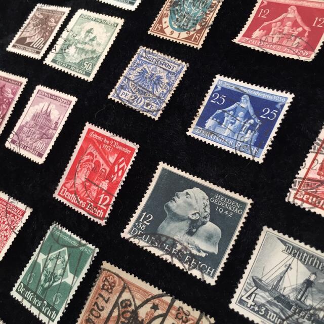 094. 海外 外国 ドイツの古い切手 新品未使用 アンティーク 雑貨