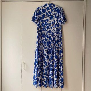 ザラ(ZARA)のZARA ザラ BASIC ベーシック 花柄ワンピース ロング シャツ ブラウス(ロングワンピース/マキシワンピース)