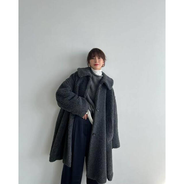 CLANE(クラネ)のVOLUME FLARE BOA COAT レディースのジャケット/アウター(ロングコート)の商品写真