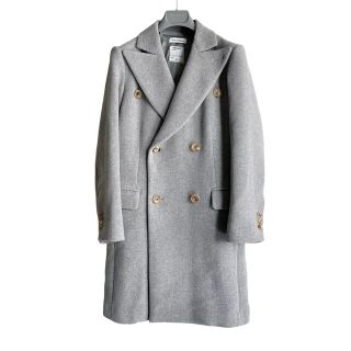 マディソンブルー(MADISONBLUE)の美品 マディソンブルー WOOL SEMI CHESTER COAT グレー(チェスターコート)