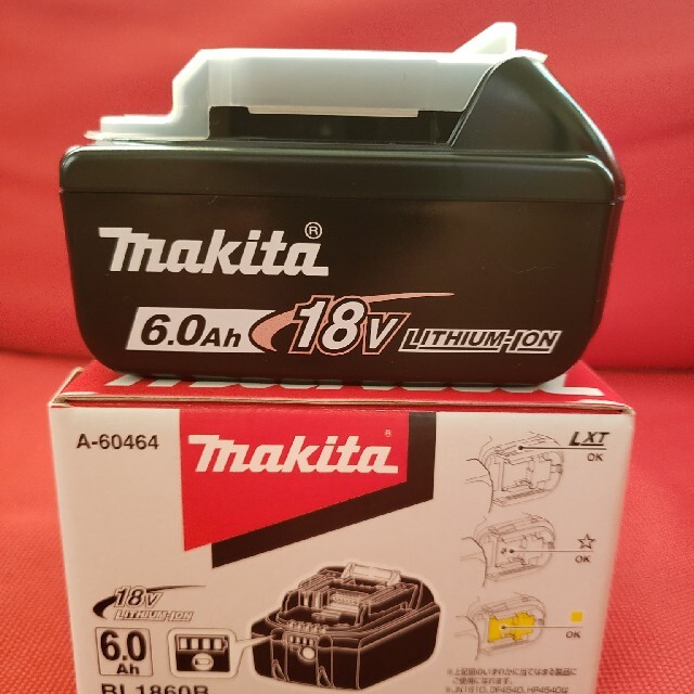 ☆最新☆マキタ純正バッテリー BL1860B 【新品・送料無料】領収書発行可能工具/メンテナンス