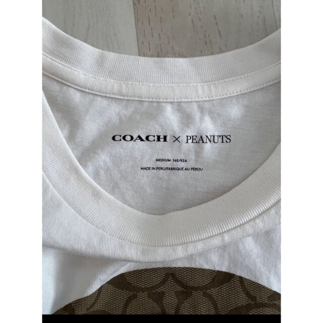 COACH(コーチ)のコーチ COACH スヌーピー ピーナッツ コラボ Tシャツ レディースのトップス(Tシャツ(半袖/袖なし))の商品写真