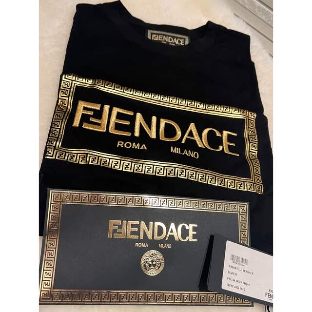 フェンディ FENDI x VERSACE  フェンダーチェ Tシャツ S