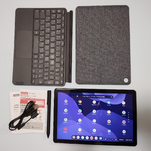 Lenovo(レノボ)のLenovo Ideapad Duet Chromebook USIペン付き スマホ/家電/カメラのPC/タブレット(タブレット)の商品写真