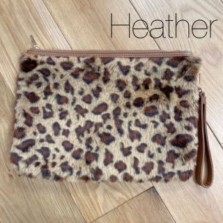 ヘザー(heather)の【未使用】heather クラッチバッグ(クラッチバッグ)