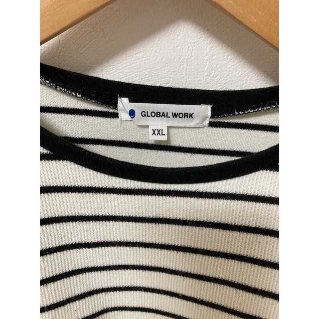 GLOBAL WORK(グローバルワーク)のボーダーカットソー キッズ/ベビー/マタニティのキッズ服女の子用(90cm~)(Tシャツ/カットソー)の商品写真