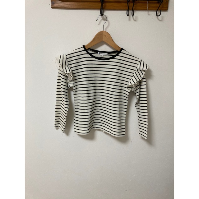 GLOBAL WORK(グローバルワーク)のボーダーカットソー キッズ/ベビー/マタニティのキッズ服女の子用(90cm~)(Tシャツ/カットソー)の商品写真