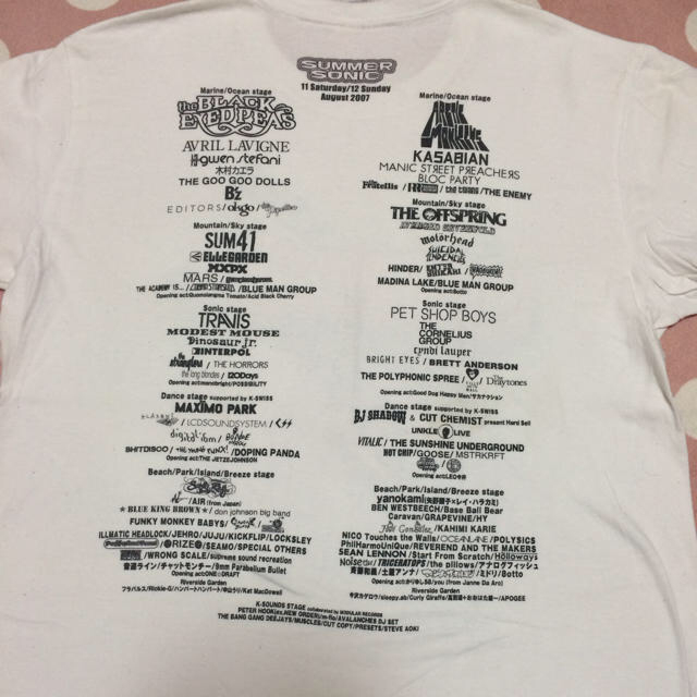 バンドTシャツ レディースのトップス(Tシャツ(半袖/袖なし))の商品写真