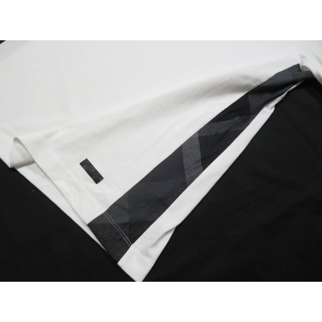 ブラックレーベル クレストブリッジ　高級半袖ポロシャツ　白 L 18,700円