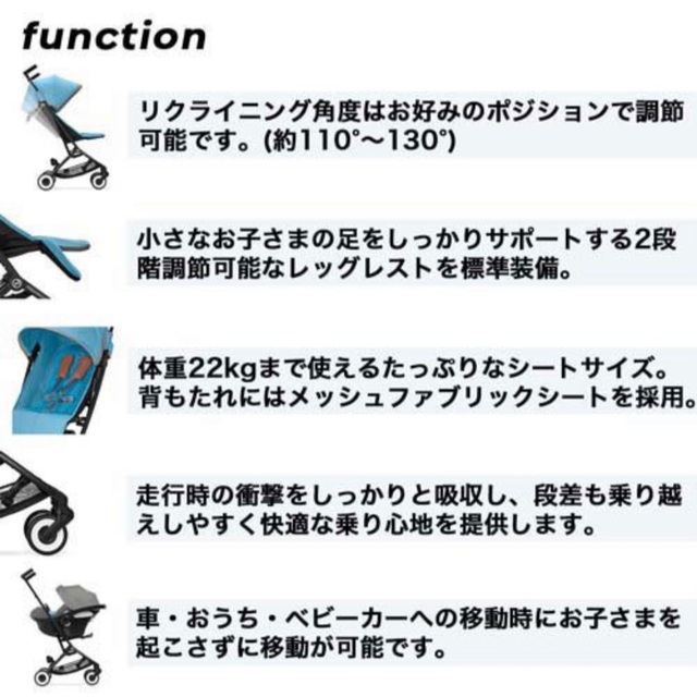 cybex(サイベックス)の【新品未使用未開封】サイベックス リベル  b型　2022 ムーンブラック キッズ/ベビー/マタニティの外出/移動用品(ベビーカー/バギー)の商品写真