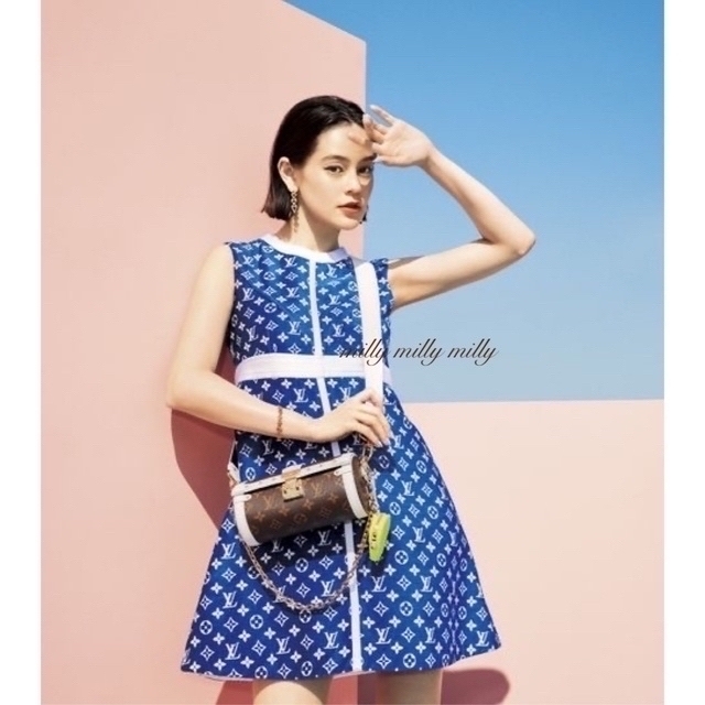 ご成約済新品タグ付【LOUIS VUITTON】2022新作モノグラムワンピース