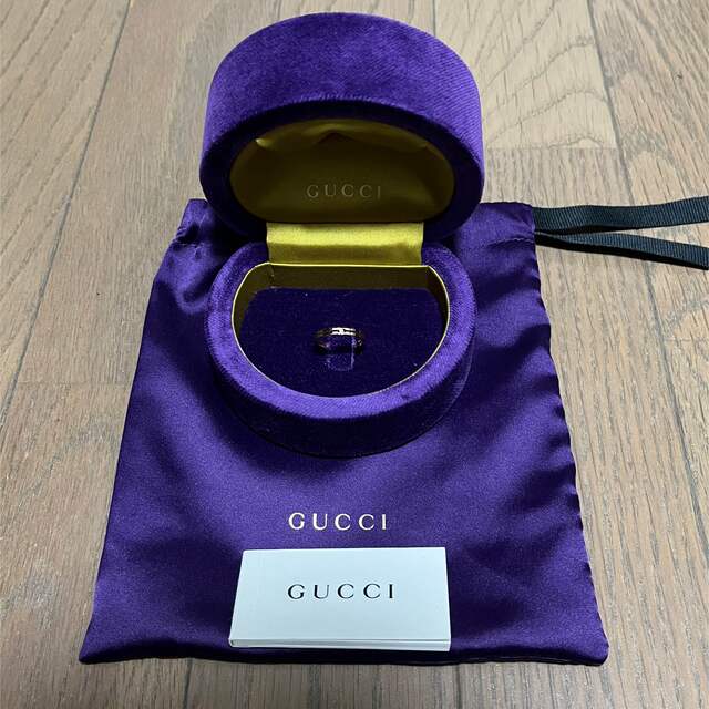 Gucci(グッチ)のGUCCI K18PG インフィニティリング 日本限定 7号 レディースのアクセサリー(リング(指輪))の商品写真