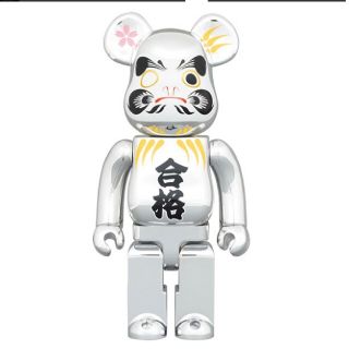 メディコムトイ(MEDICOM TOY)のBE@RBRICK 達磨 合格 銀メッキ 100%/400% 2セット(キャラクターグッズ)