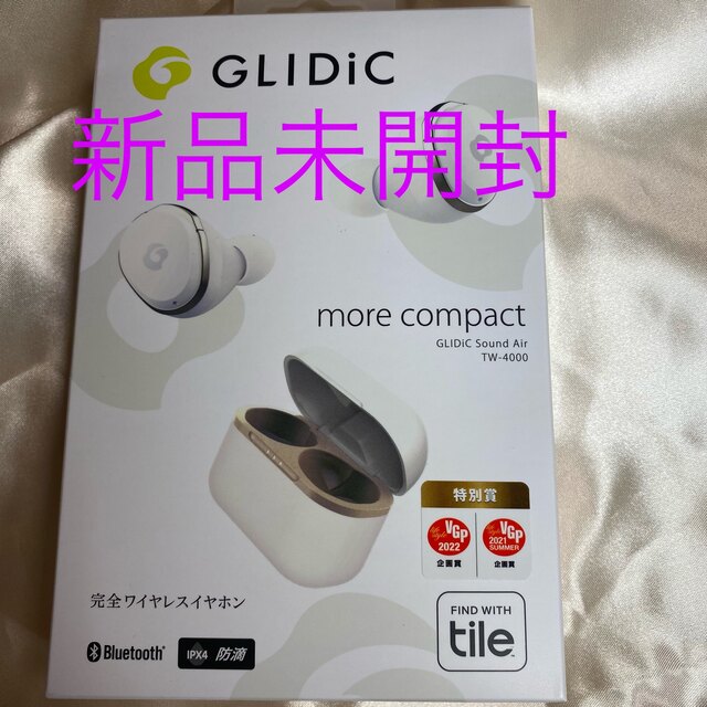 Softbank(ソフトバンク)のGLIDiC Sound Air TW-4000 ミルキーホワイト SB-WS4 スマホ/家電/カメラのオーディオ機器(ヘッドフォン/イヤフォン)の商品写真