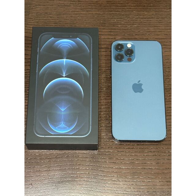 iPhone12 pro 【美品】 256GB simフリー パシフィックブルー iPhone12 pro 【美品】 256GB simフリー パシフィックブルー
