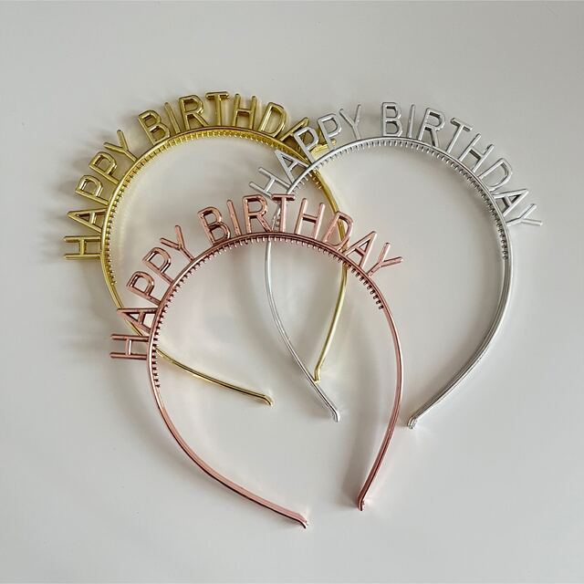 カチューシャ バースデー ティアラ バースデイ 誕生日 装飾韓国パーティーグッズ