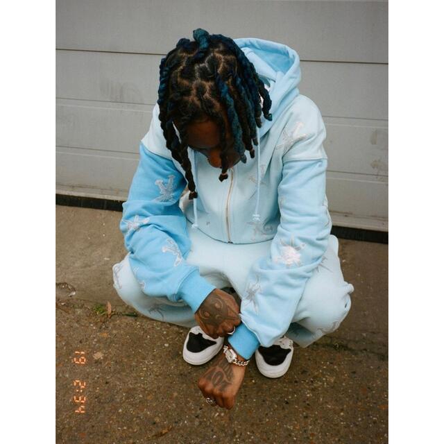 UNKNOWN】BLUE DAGGER スウェットパンツ XU DOG-