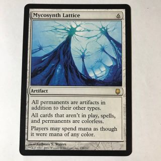 マジックザギャザリング(マジック：ザ・ギャザリング)のMTG マイコシンスの格子/Mycosynth Lattice(シングルカード)