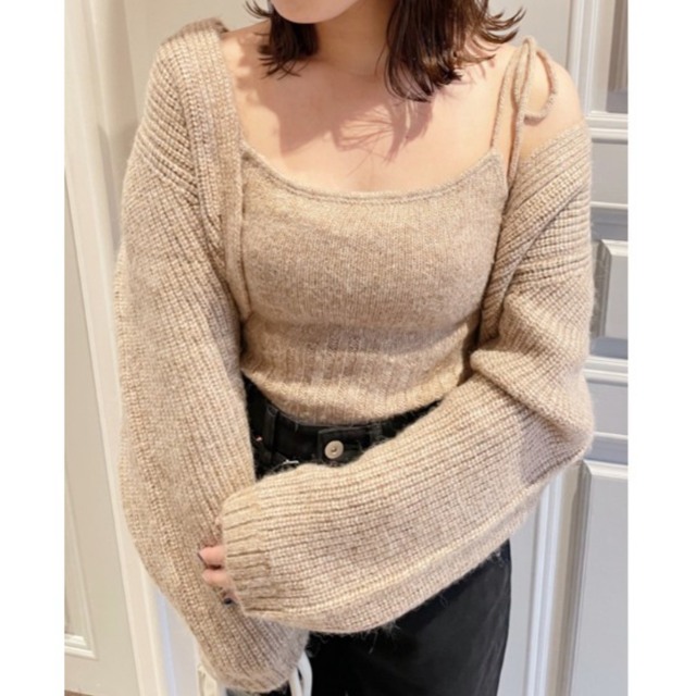 LILY BROWN アンサンブルニットボレロカーディガン - www.glycoala.com
