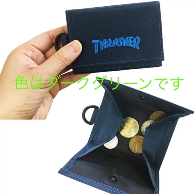 THRASHER(スラッシャー)のさか様専用！　THRASHER  ミニウォレット コインケース メンズのファッション小物(コインケース/小銭入れ)の商品写真