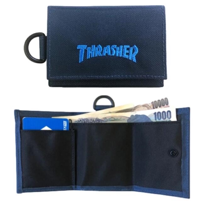 THRASHER(スラッシャー)のさか様専用！　THRASHER  ミニウォレット コインケース メンズのファッション小物(コインケース/小銭入れ)の商品写真