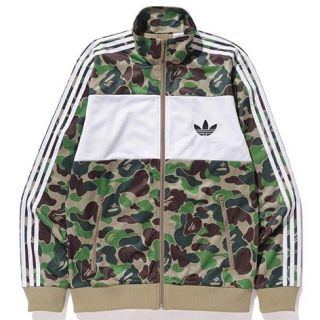 アベイシングエイプ(A BATHING APE)の「新品」bape adidas コラボ(ナイロンジャケット)