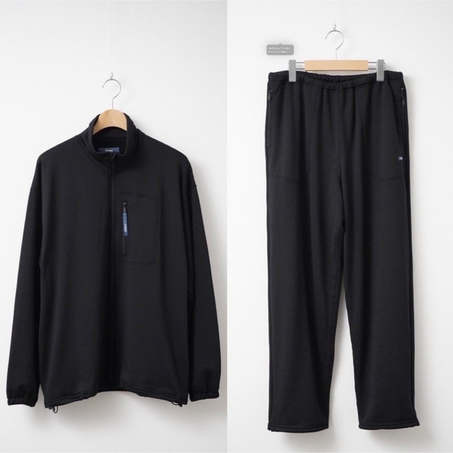 TapWater  Fleece Jacket & PANTS L BLACK
