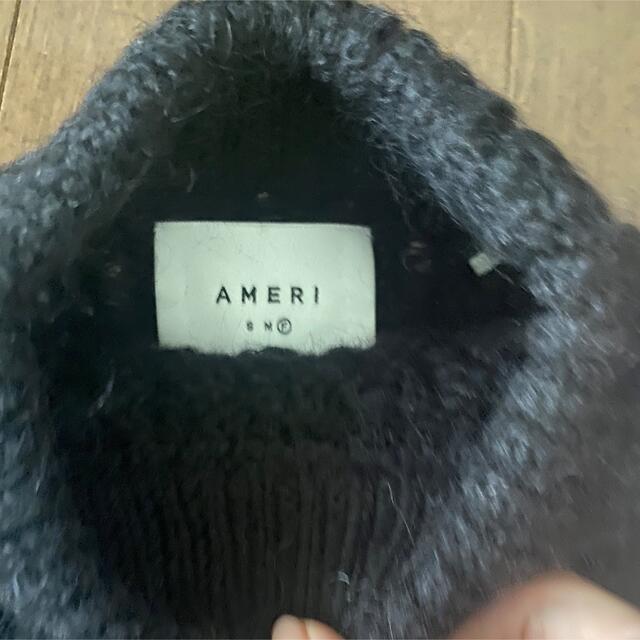 Ameri VINTAGE(アメリヴィンテージ)の【試着のみ】Ameri アメリ　BUMPY SHEER DOCKING KNIT レディースのトップス(ニット/セーター)の商品写真