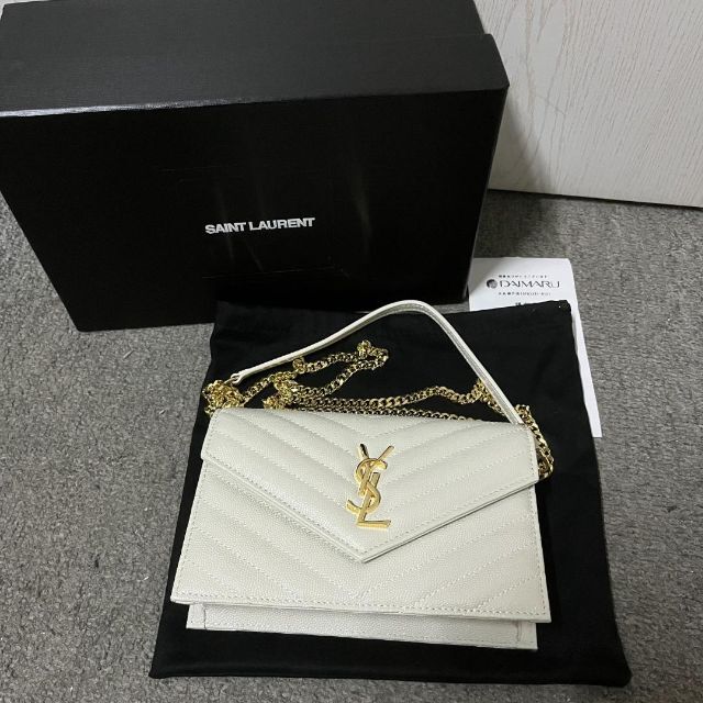 Saint Laurent - サンローランチェーンウォレット YSL ショルダーバッグの通販 by Alice's shop｜サンローランならラクマ