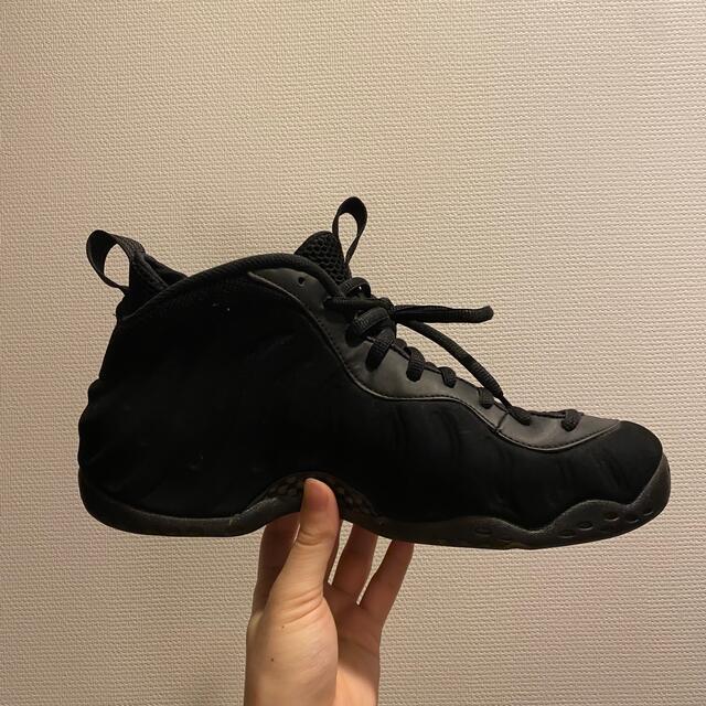 NIKE air foamposite triple black ナイキ靴/シューズ