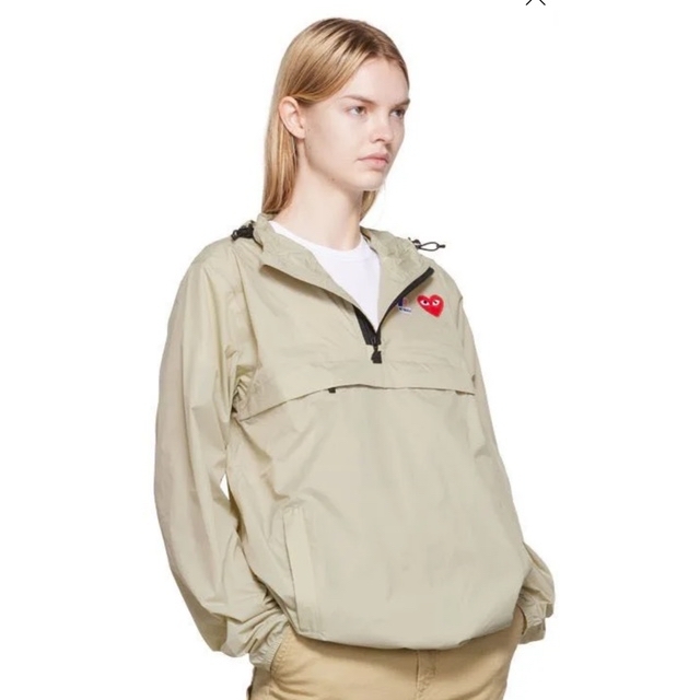 COMME des GARCONS - プレイコムデギャルソン x K-WAY ハーフジップ