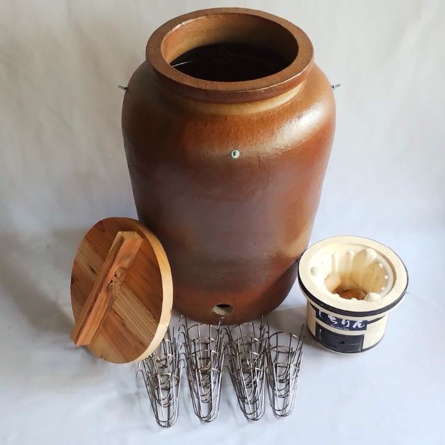 美品 甘〜く焼ける焼き芋壺 基本セット!初めてでも簡単に焼けるマニュアル付! 調理道具/製菓道具 - kajal.pl