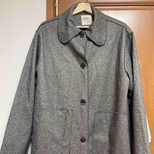 lawgy(ラウジー)のlawgy maru collar coat  レディースのジャケット/アウター(ロングコート)の商品写真