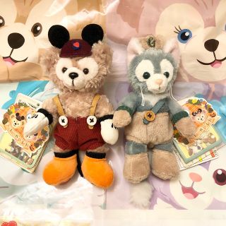 ダッフィー シェリーメイ ぬいぐるみバッジ　2015ハロウィン キャラクターグッズ オンラインストアネット