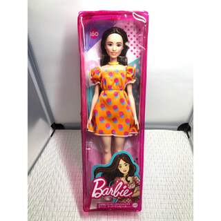 バービー(Barbie)の新品　Barbie　バービーファッショニスタ　ドットワンピース　アジア系　黒髪(キャラクターグッズ)