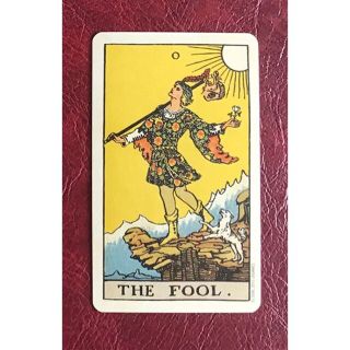 タロットカード 1枚　No.0　The FOOL　フール　愚者(シングルカード)