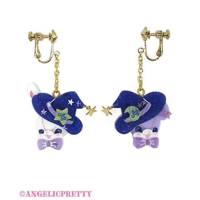 Angelic Pretty(アンジェリックプリティー)のLittle Witchフレンズイヤリング レディースのアクセサリー(イヤリング)の商品写真